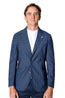 TOMBOLINI | Zero-Gravity Check Jacket | Blue & Black
