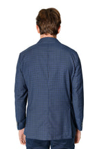 TOMBOLINI | Zero-Gravity Check Jacket | Blue & Black