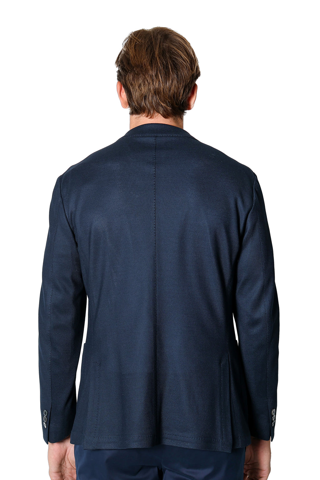 TOMBOLINI | Zero-Gravity Textured Jacket | Navy