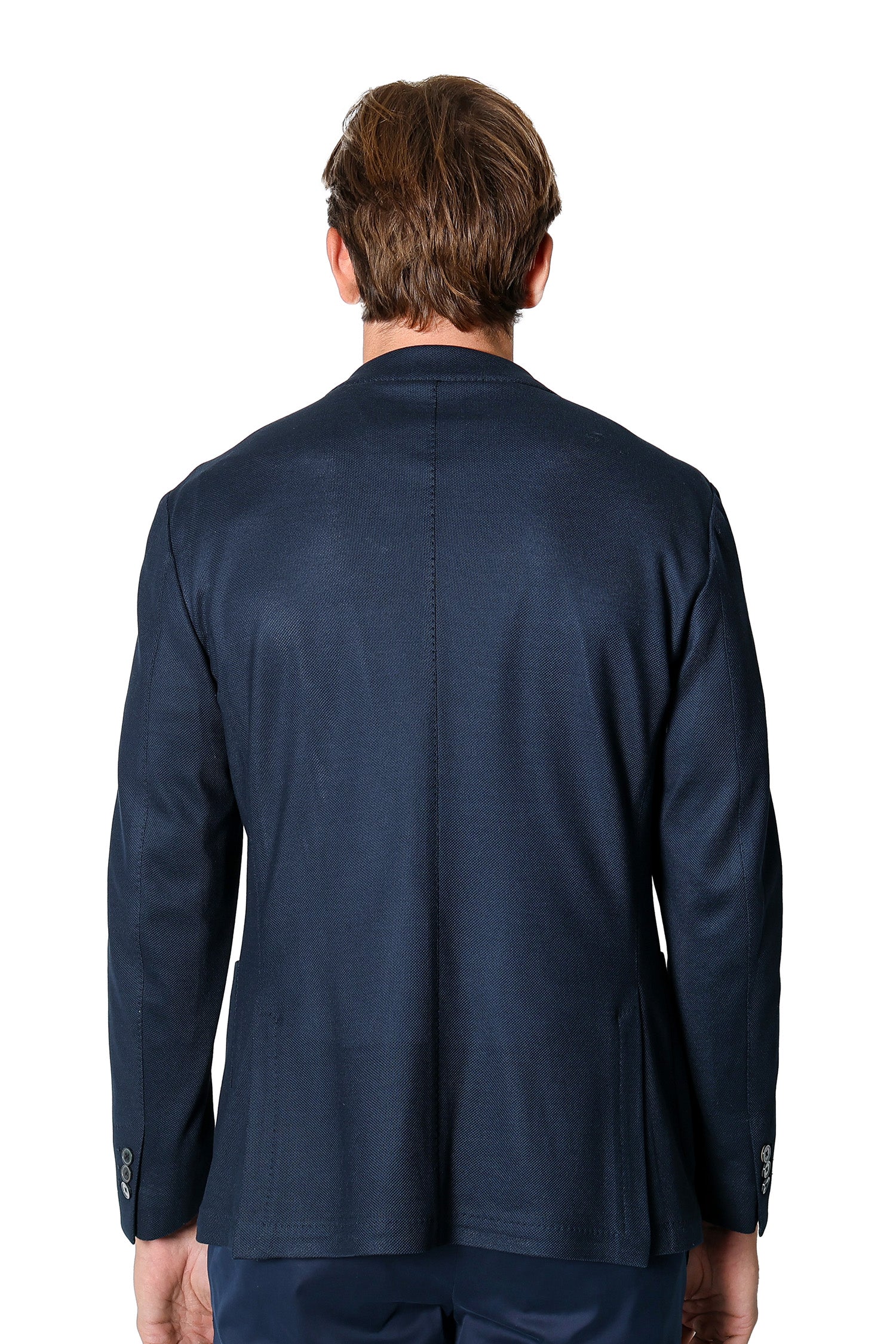 TOMBOLINI | Zero-Gravity Textured Jacket | Navy