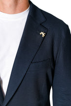 TOMBOLINI | Zero-Gravity Textured Jacket | Navy