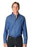 BRIONI | Chambray Shirt | Denim Blue