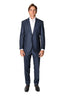 BRIONI | Wide Check Suit | Navy