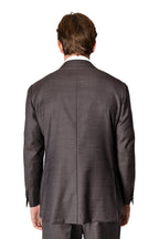 CANALI | Drop 7 Two-Tone Suit | Dark Brown