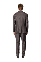 CANALI | Drop 7 Two-Tone Suit | Dark Brown