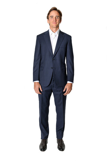 BRIONI Navy Check Suit