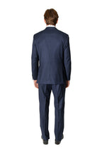 BRIONI | Check Suit | Navy