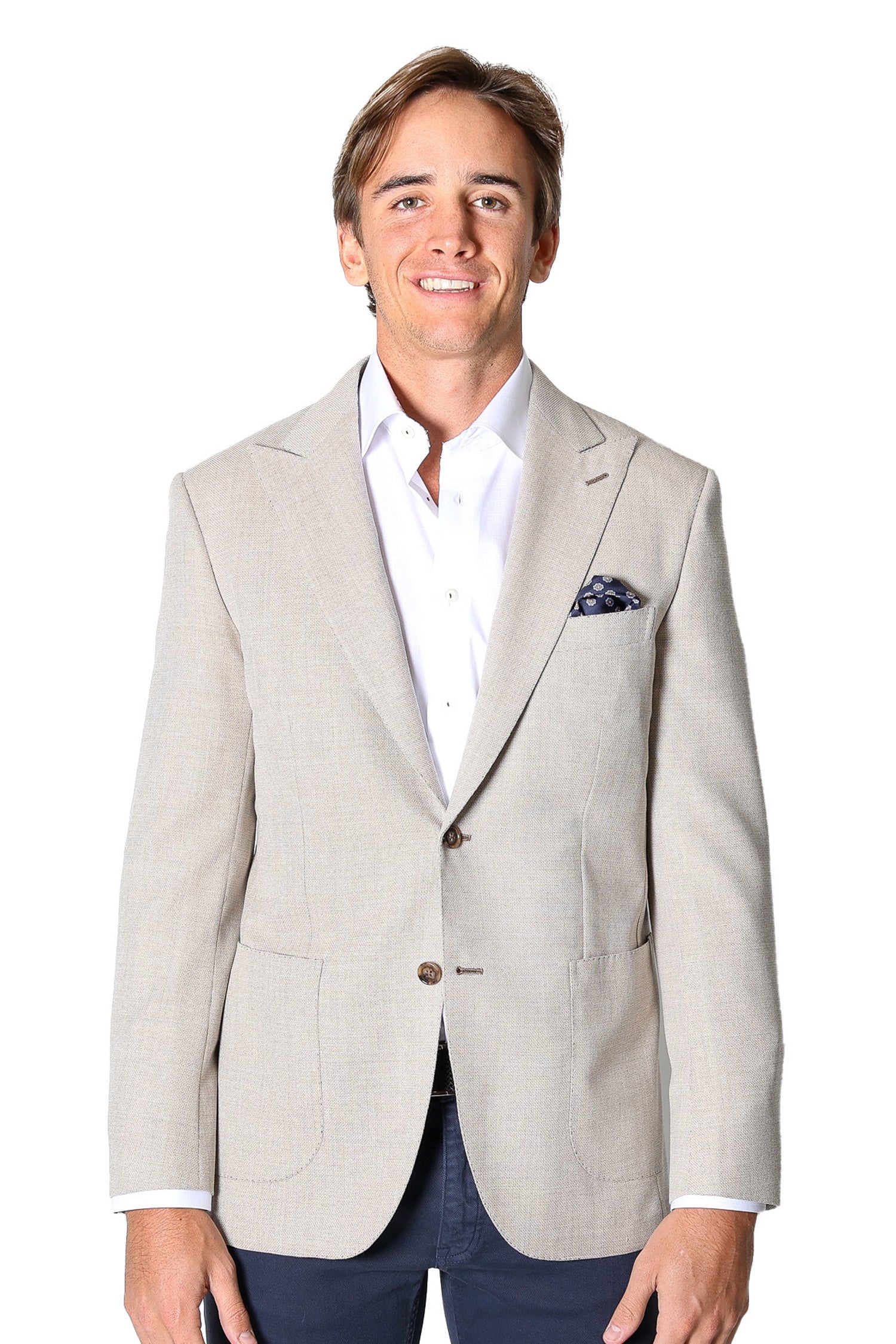BRIONI | Unlined Plume Woven Jacket | Light Brown