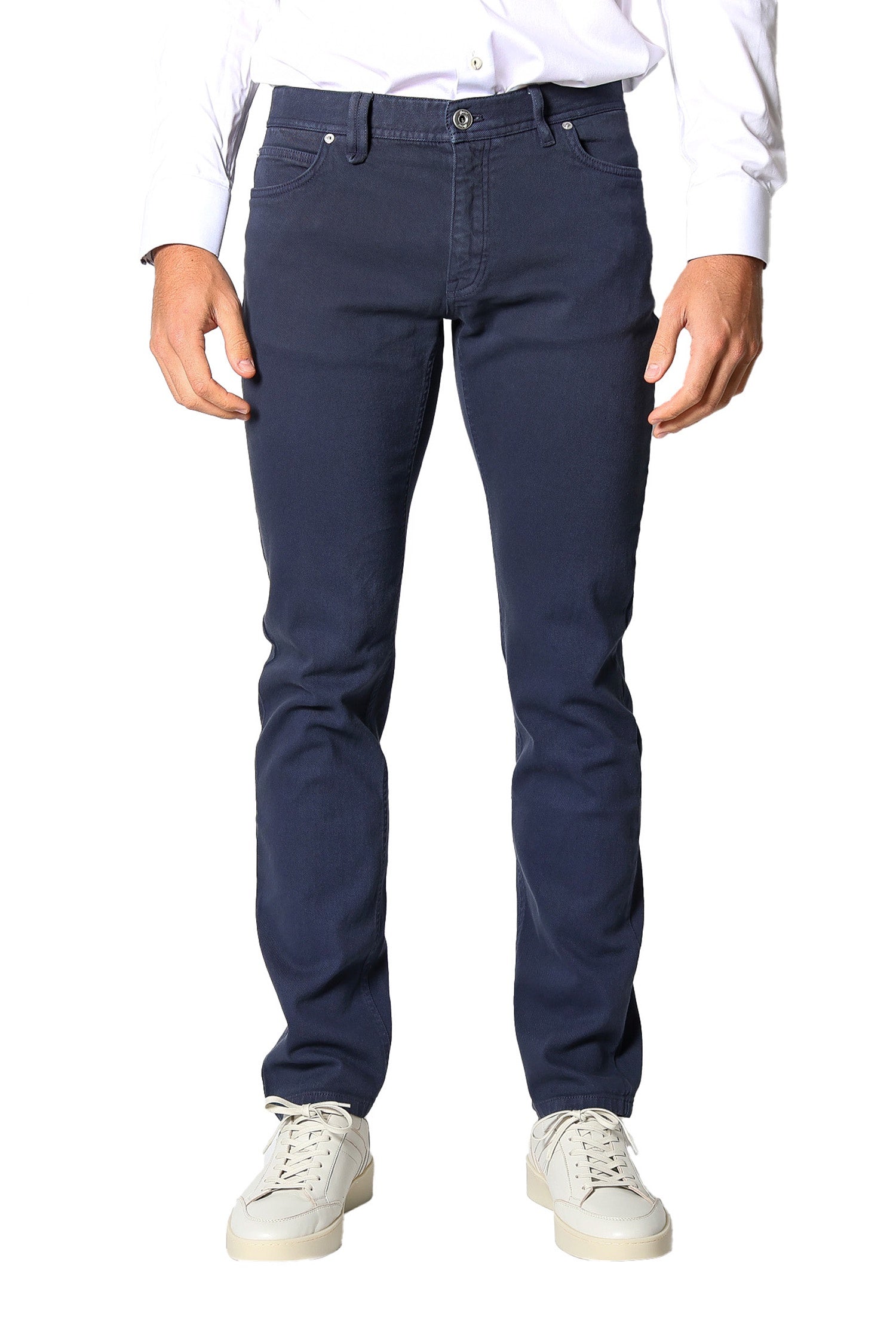 BRIONI | Twill Jeans | Dark Blue
