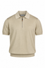 CANALI | Zip Neck Polo | Sand