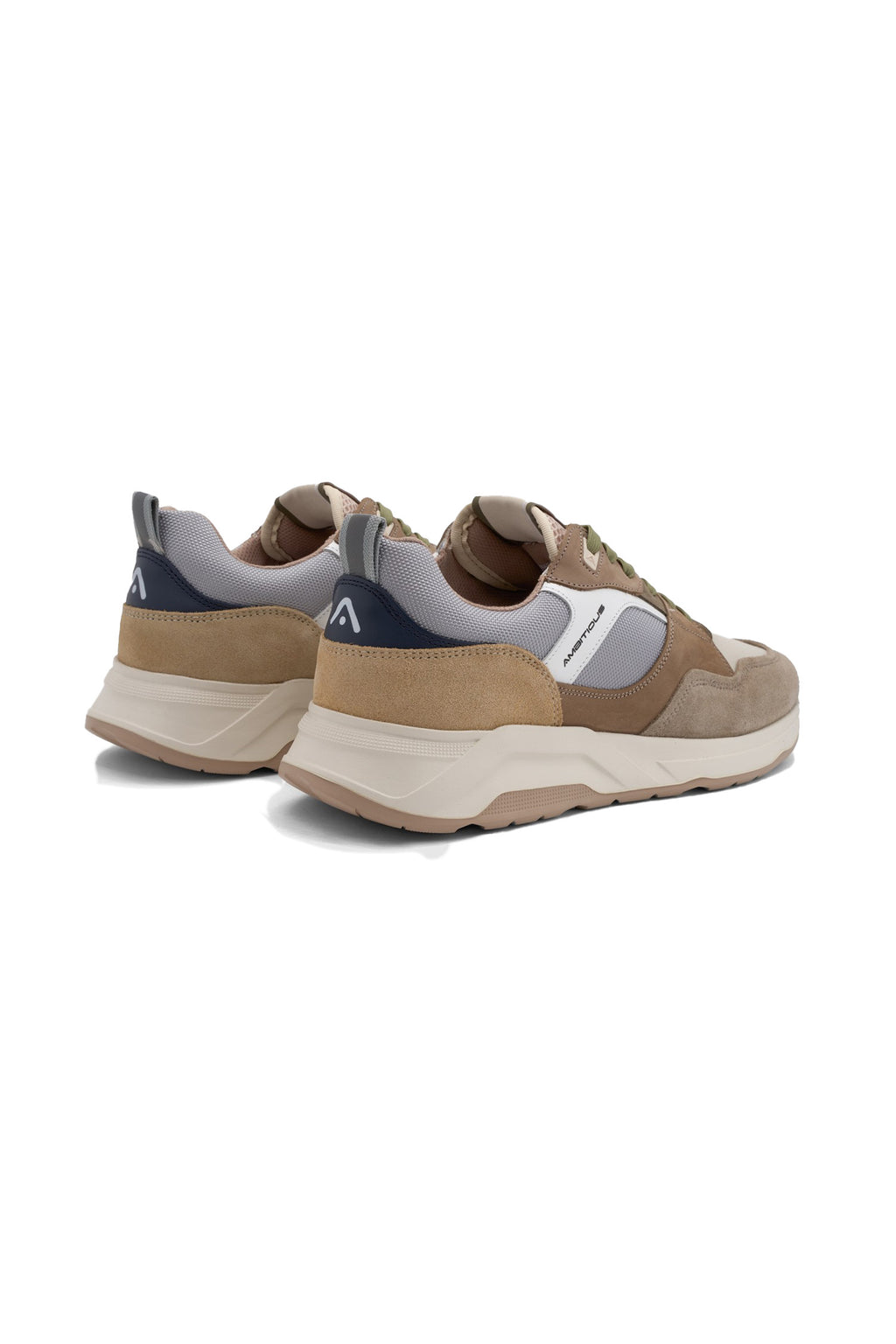 AMBITIOUS | Rider Sneaker | Khaki & White