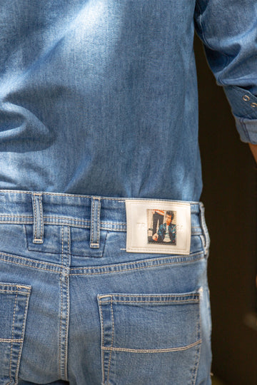TRAMAROSSA | Michaelangelo Jeans Music Label | Light Denim