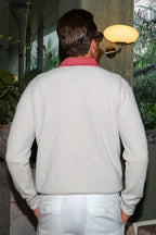 BRIONI | Ribbed Crew Neck | Beige