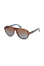 TOM FORD | Quincy Sunglasses | Tortoise & Blue