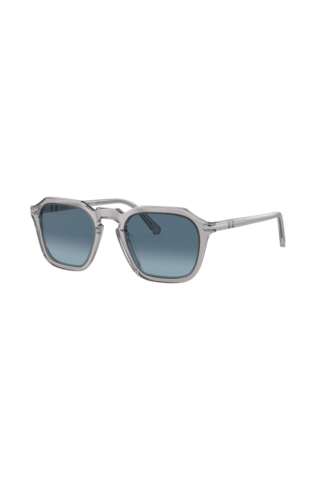 PERSOL | PO3292S Sunglasses | Clear & Blue