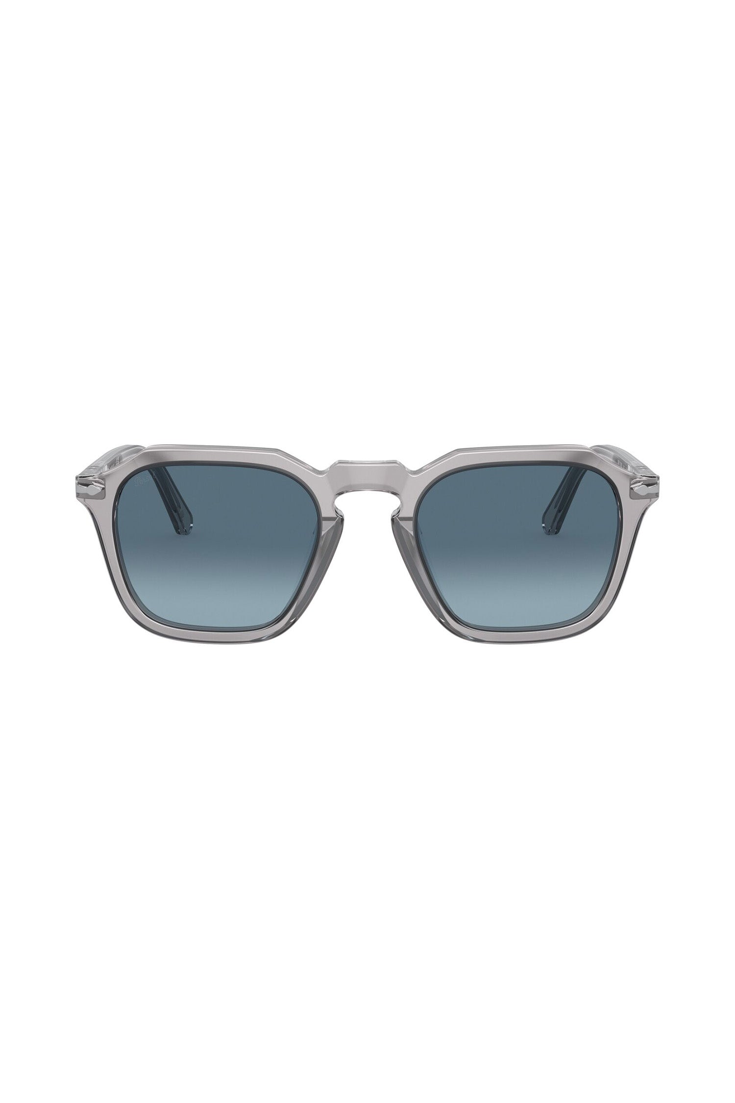 PERSOL | PO3292S Sunglasses | Clear & Blue