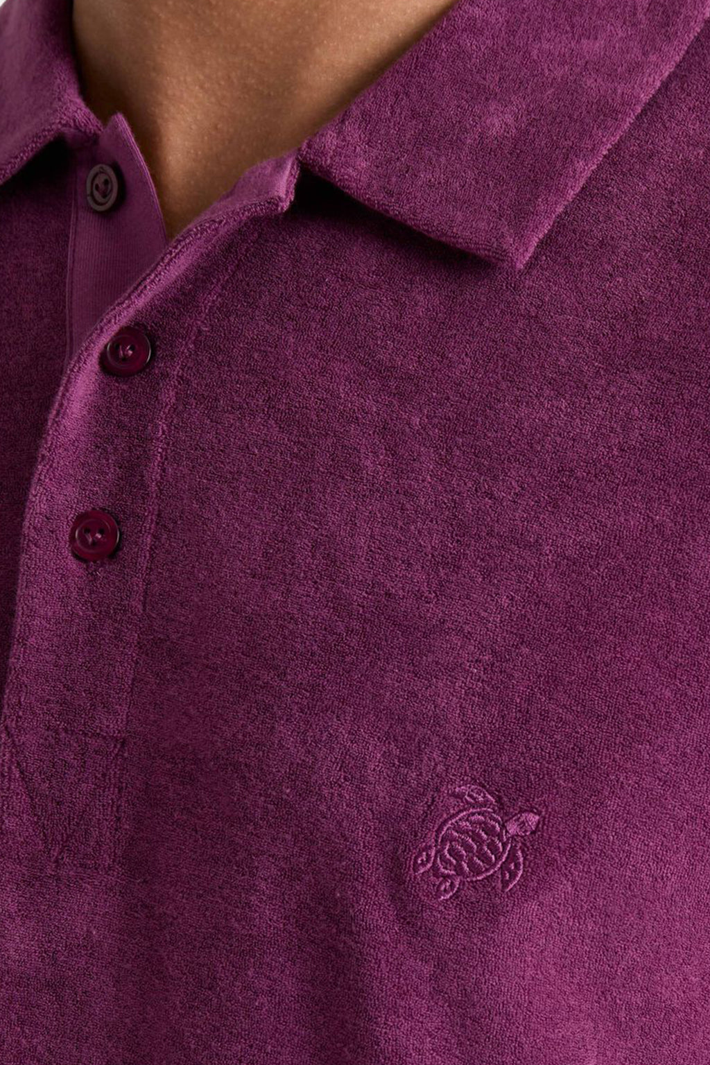 VILEBREQUIN | Terry Towelling Polo | Plum