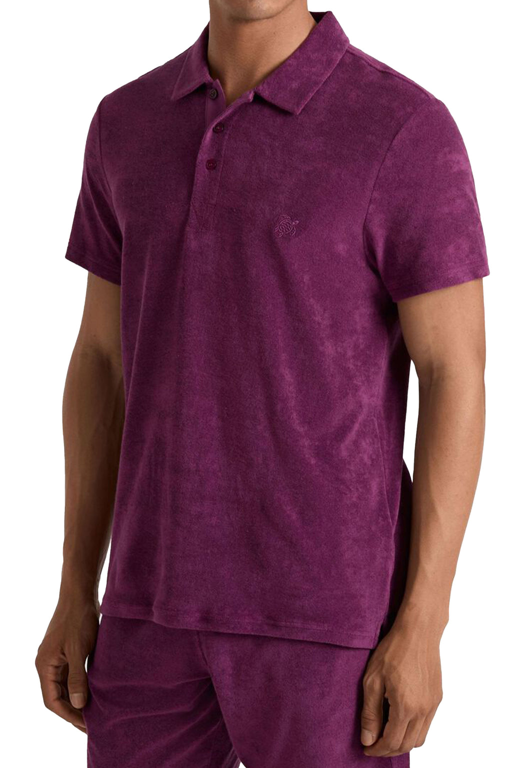 VILEBREQUIN | Terry Towelling Polo | Plum