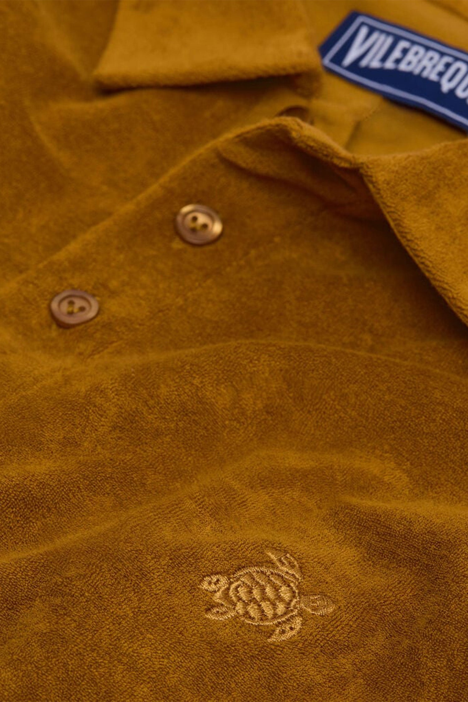 VILEBREQUIN | Terry Towelling Polo | Mustard