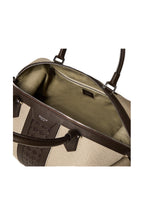 SERAPIAN | Canvas And Mosaic Travel Bag | Natural