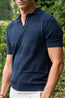 ALTEA | Knit Polo | Navy