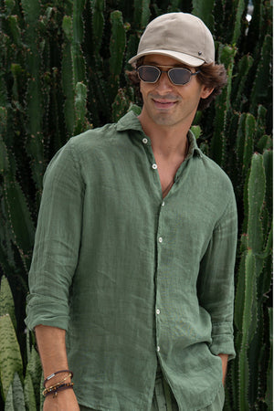 ALTEA | Linen Shirt | Green
