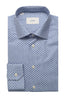 ETON | Flower Print Shirt | Mid Blue