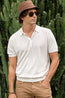 FEDELI | Gabriel 3-Button Knit | Cream