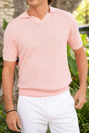 FEDELI | Poldo V-Neck Knit | Musk