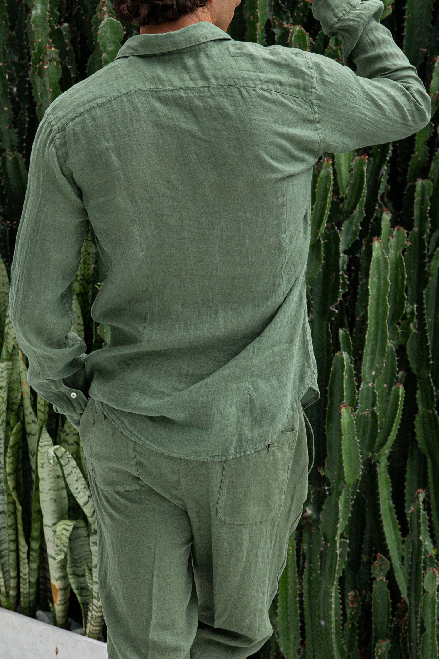 ALTEA | Linen Shirt | Green