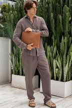 ALTEA | Linen Shirt | Brown