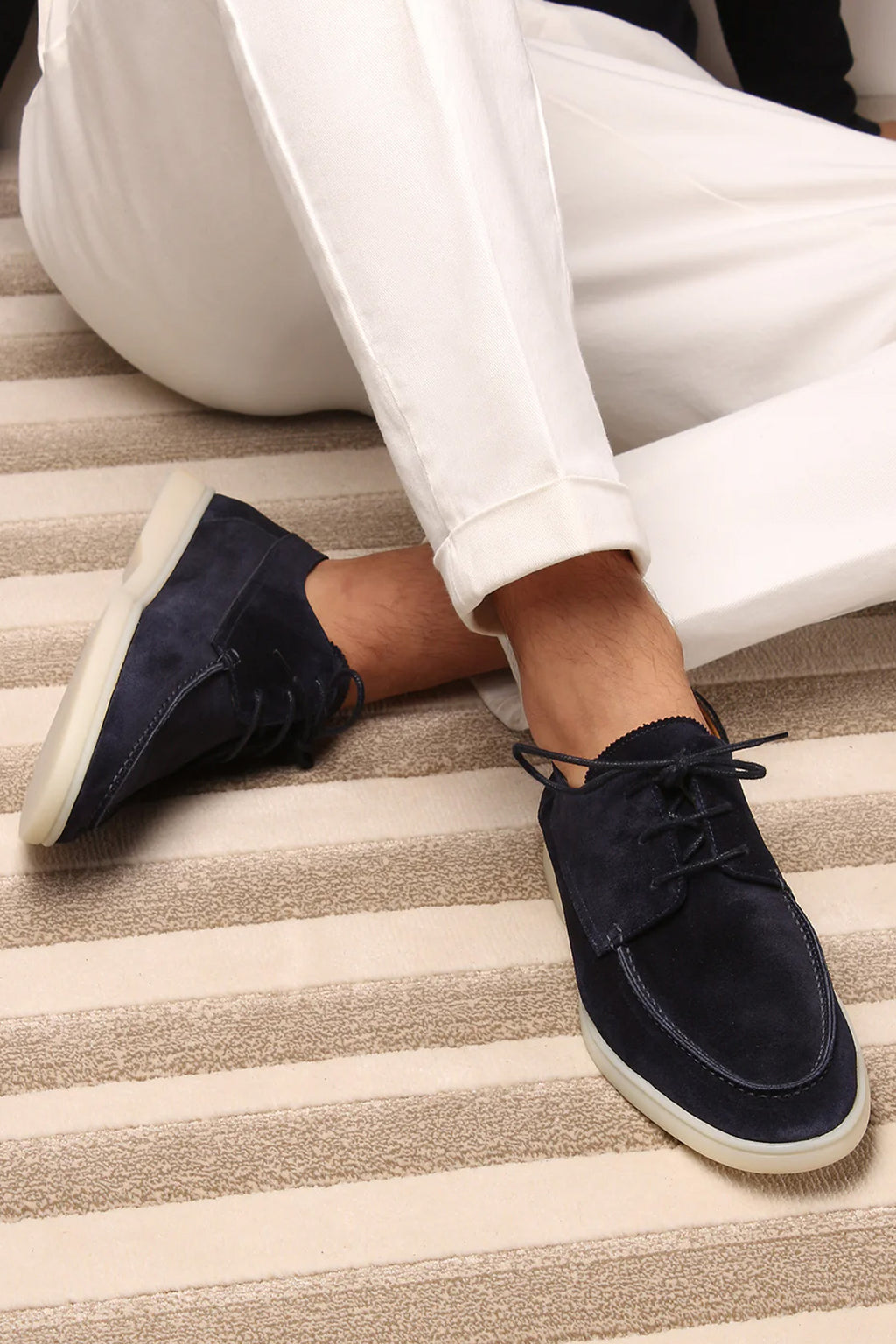 AURELIEN | Boat Loafer | Navy
