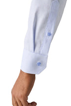 ETON | Contemporary Fit Micro Check Shirt | Blue