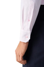 ETON | Slim Fit Micro Check Shirt | Pink