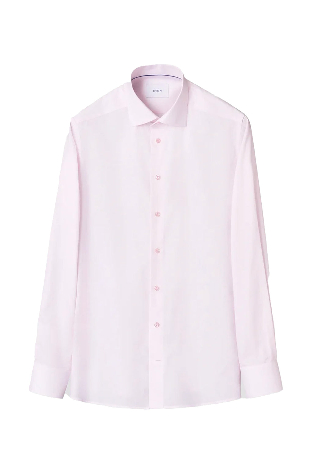 ETON | Slim Fit Micro Check Shirt | Pink