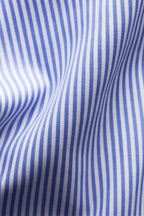 ETON | Cotton Striped Shirt | Mid-Blue