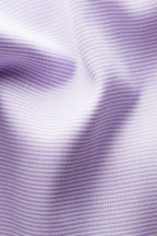 ETON | Slim Fit Micro Check Shirt | Purple