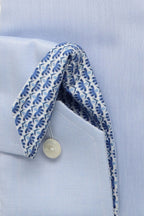 ETON | Inner Flower Pattern Shirt | Blue