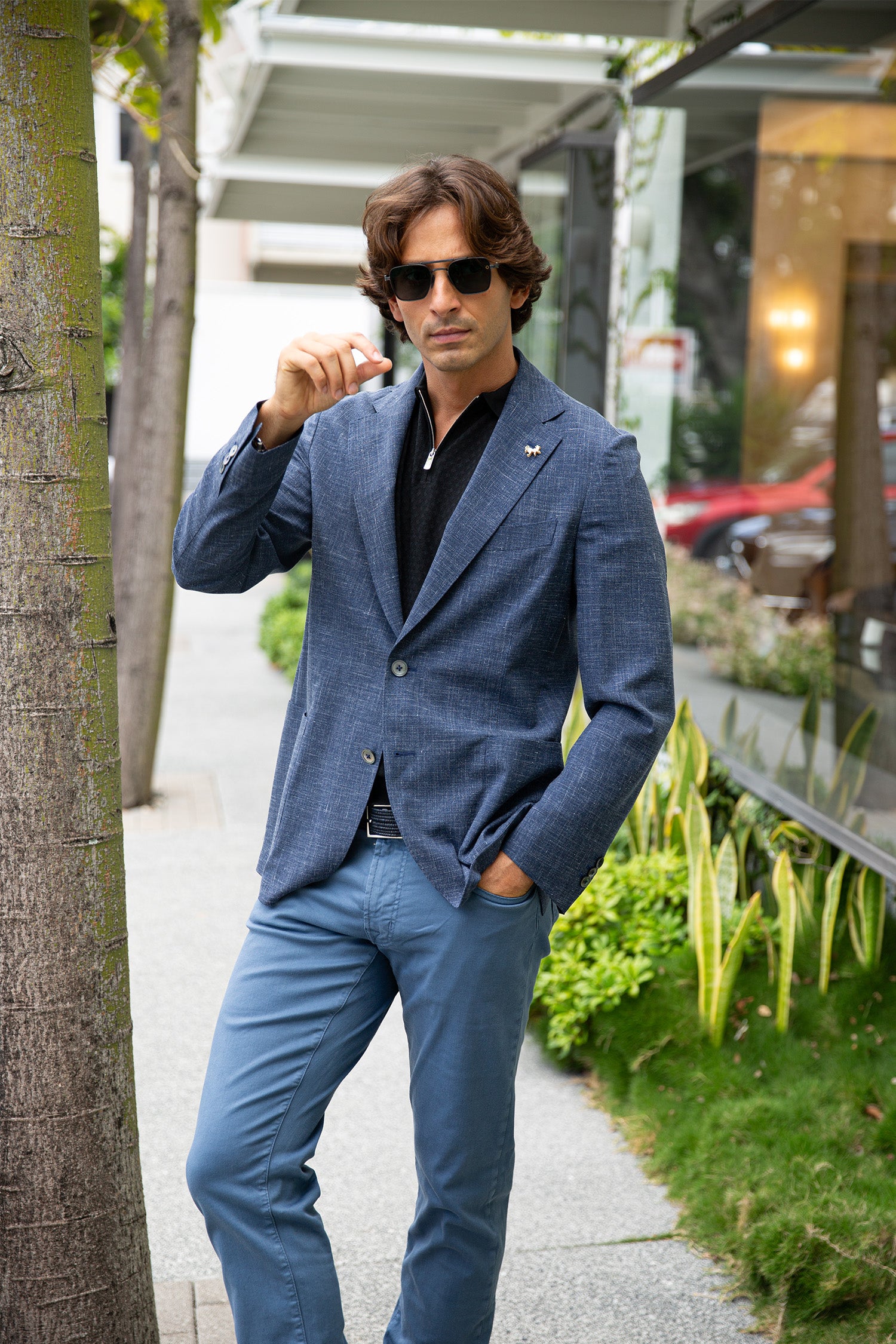 TOMBOLINI | Unlined Jacket | Dark Blue