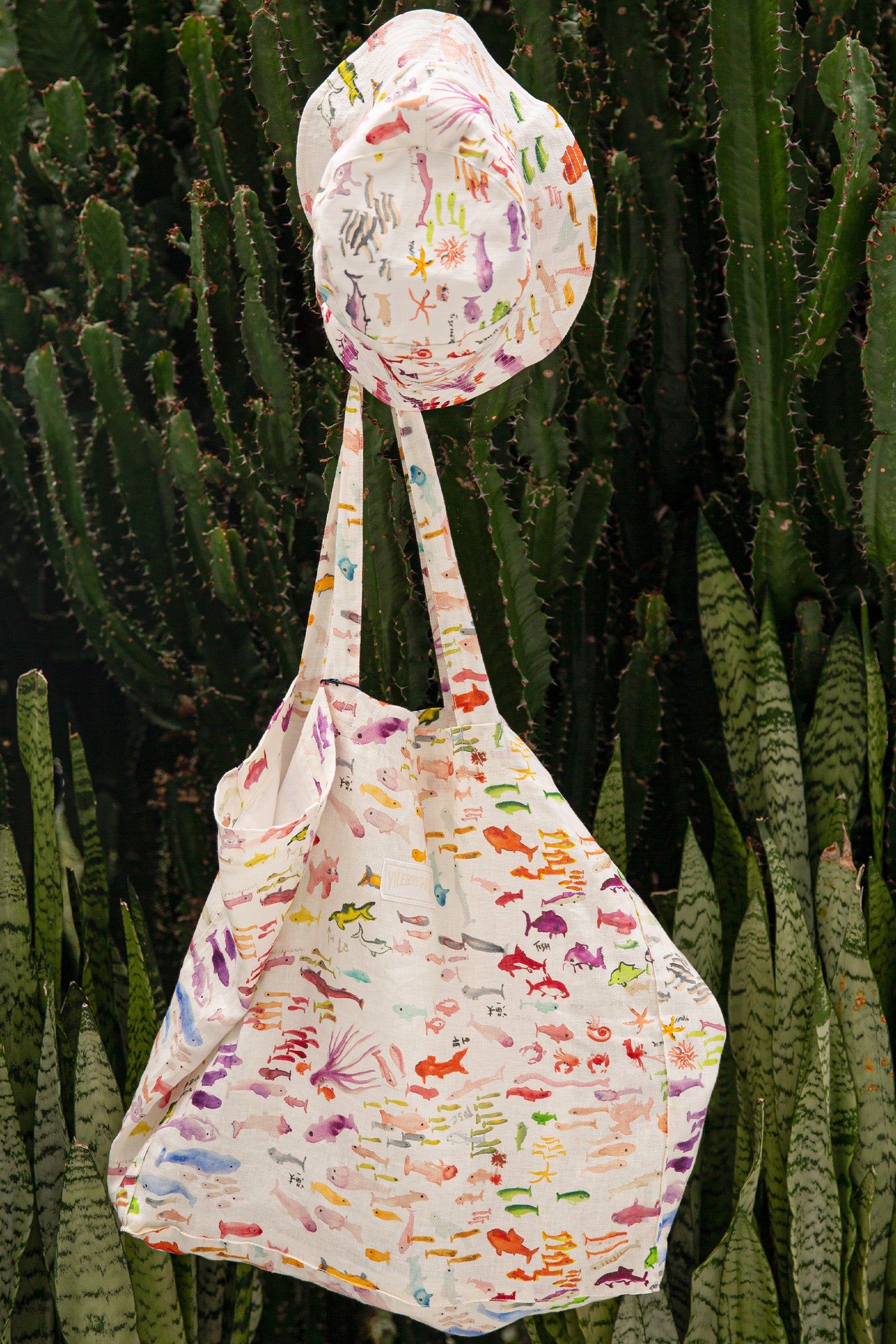 VILEBREQUIN | Tropical Fish Bucket Hat | Multi-Colour