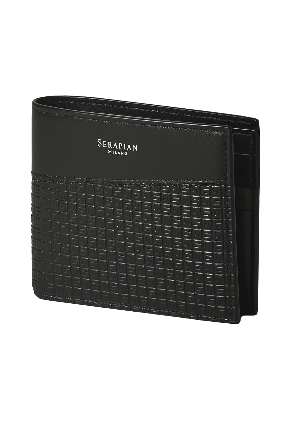 SERAPIAN | Stepan Bi-Fold Wallet | Black