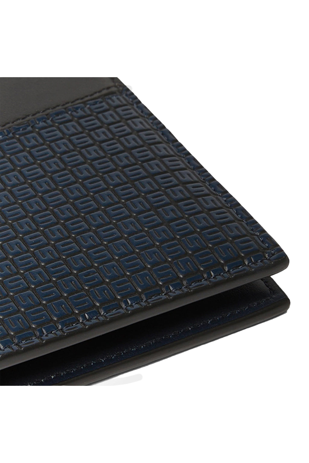 SERAPIAN | Stepan Bi-Fold Wallet | Navy & Black