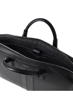 SERAPIAN | Stepan Briefcase With Calfskin Inserts | Black
