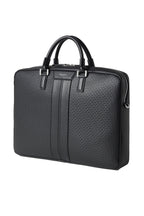 SERAPIAN | Stepan Briefcase With Calfskin Inserts | Black