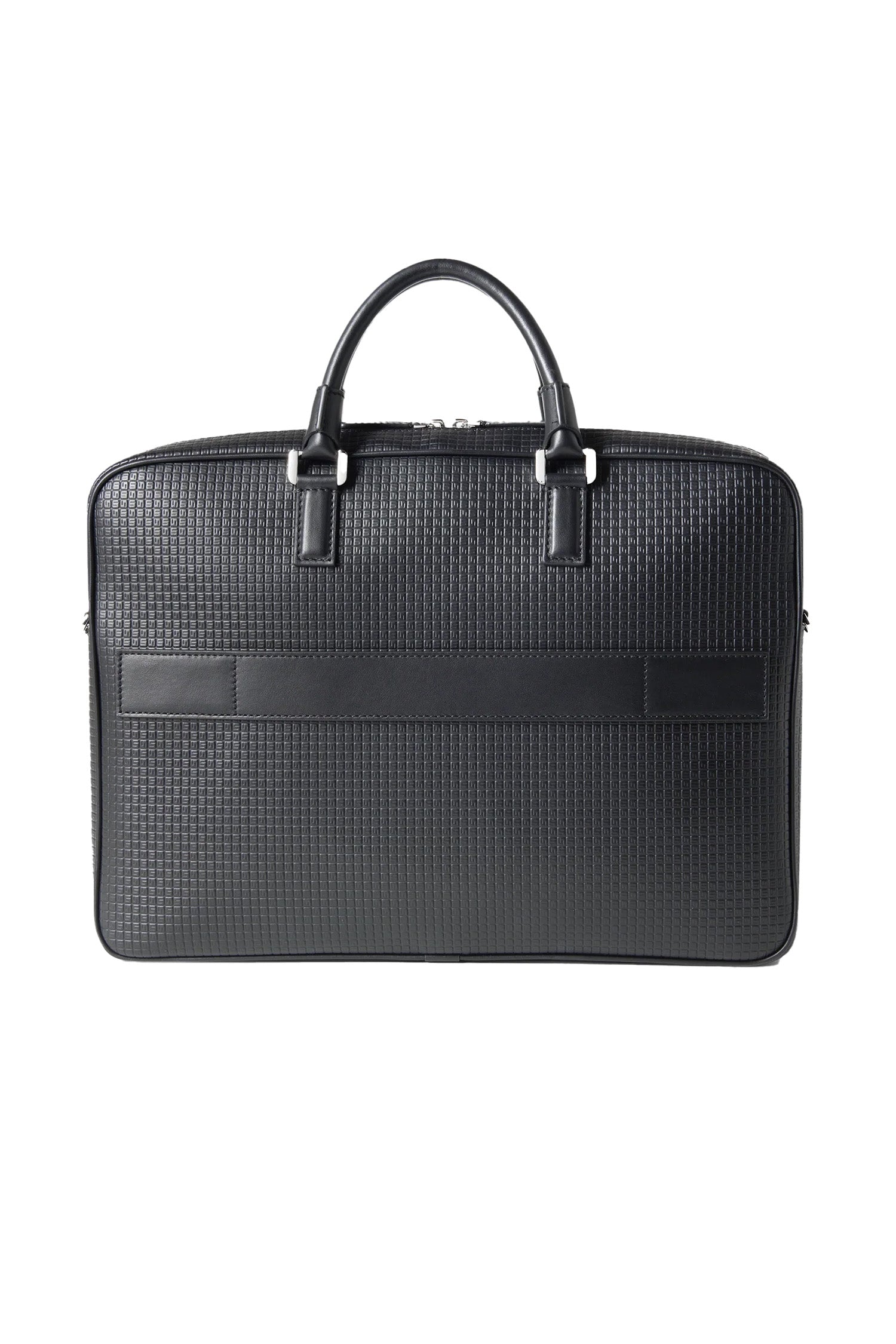 SERAPIAN | Stepan Briefcase With Calfskin Inserts | Black