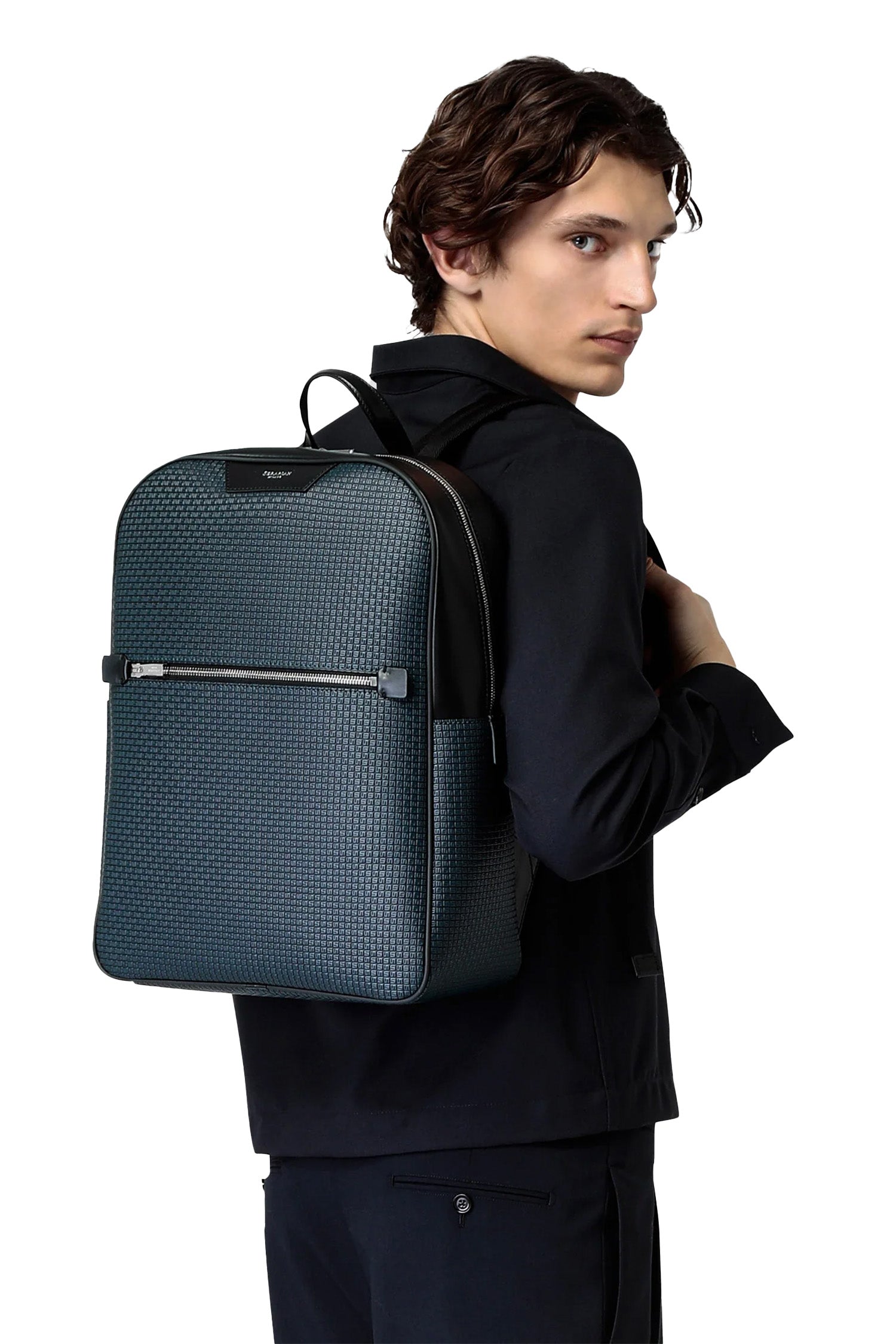 SERAPIAN | Stepan Backpack | Navy & Black