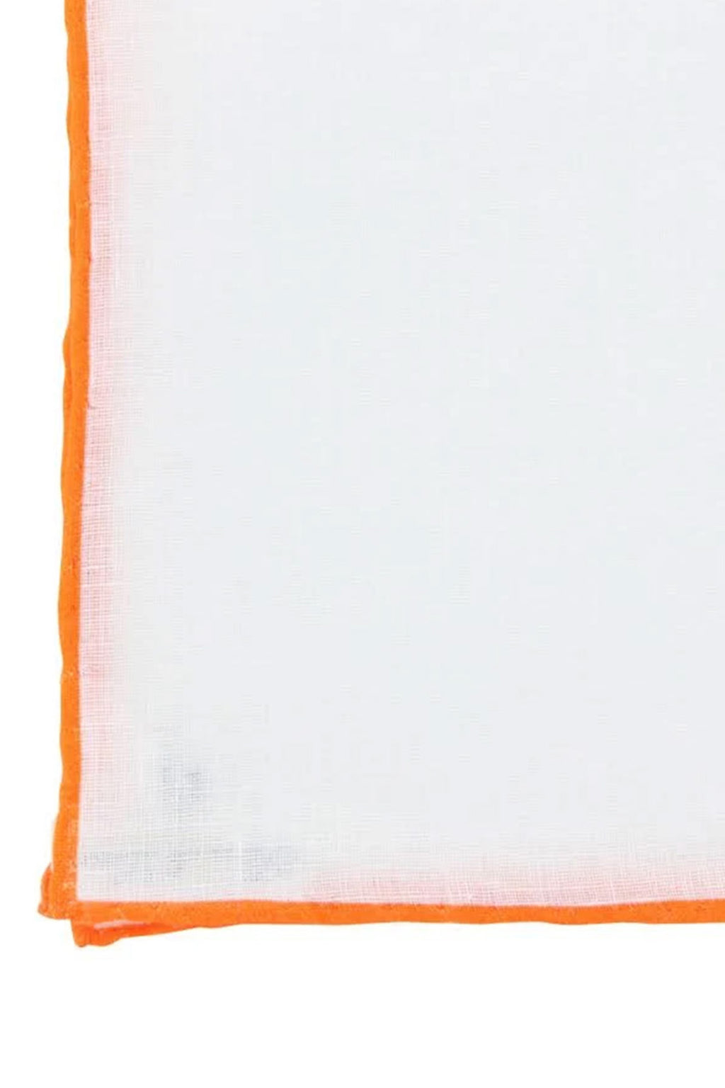 ASCOT | Linen Pocket Square With Edge | Orange
