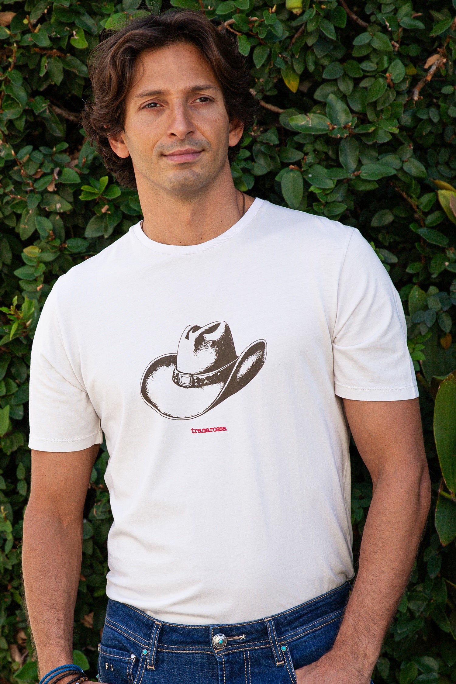 TRAMAROSSA | Cowboy Hat T-Shirt | Beige
