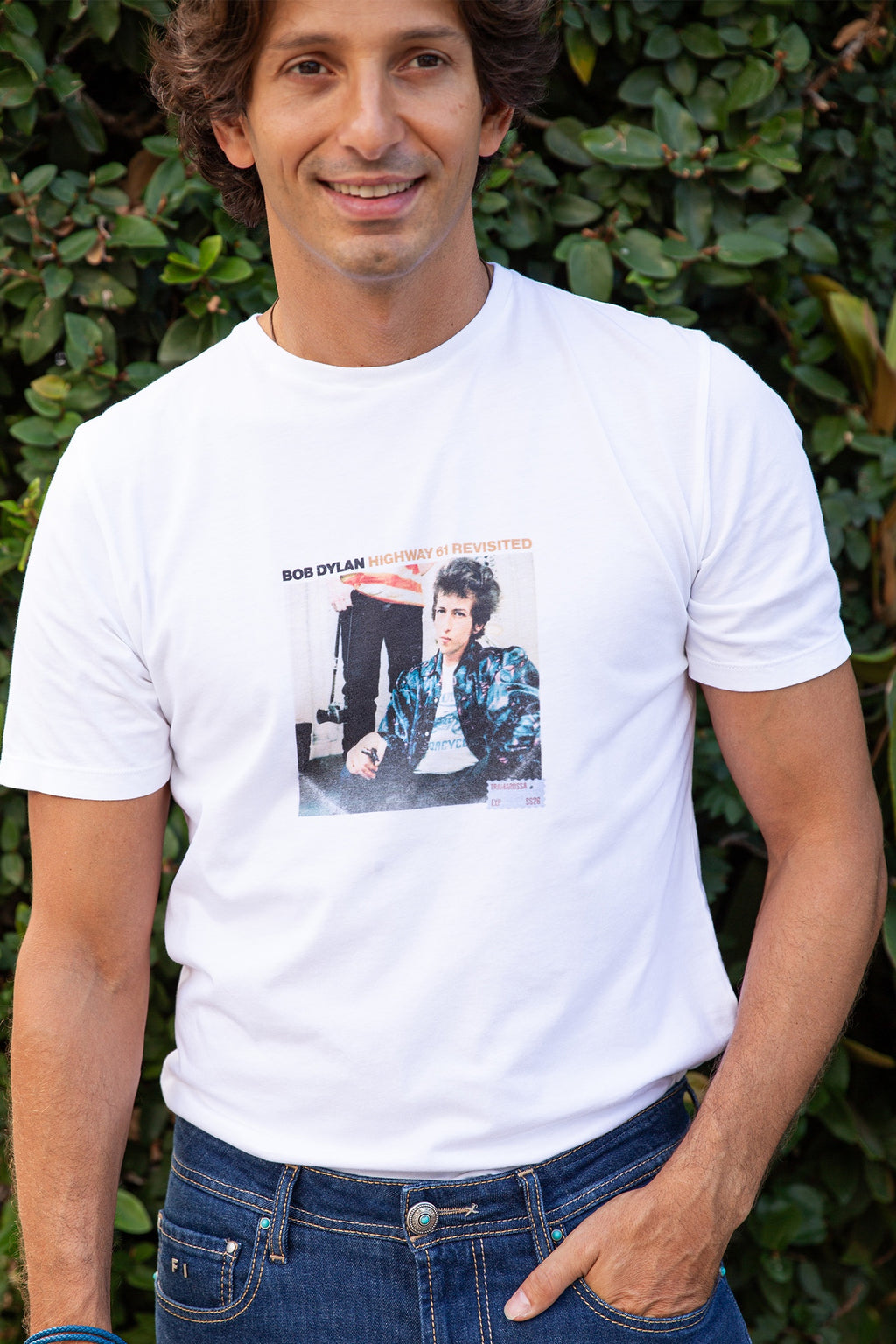 TRAMAROSSA | Bob Dylan T-Shirt | White