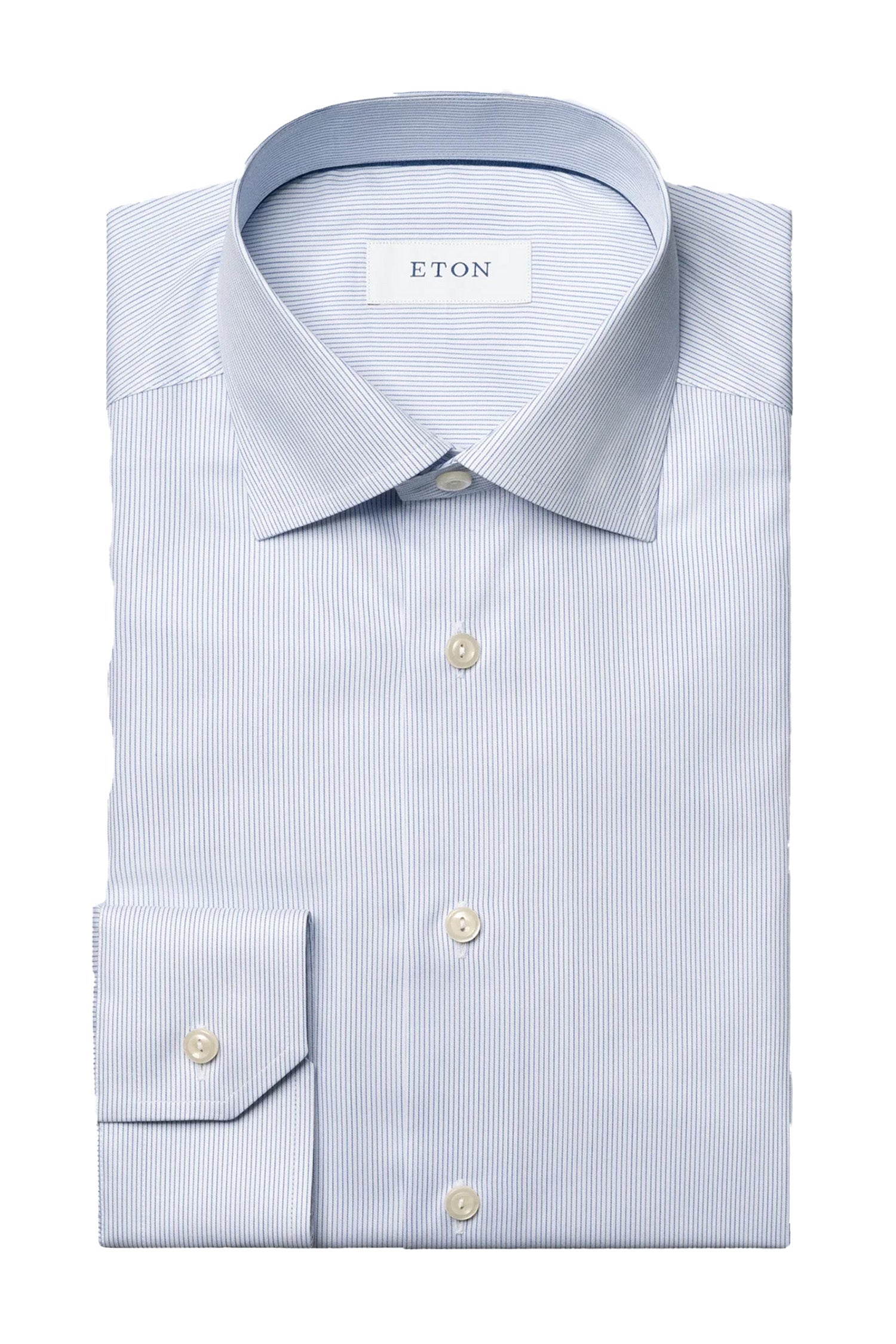 ETON | Striped Shirt | Dark Blue